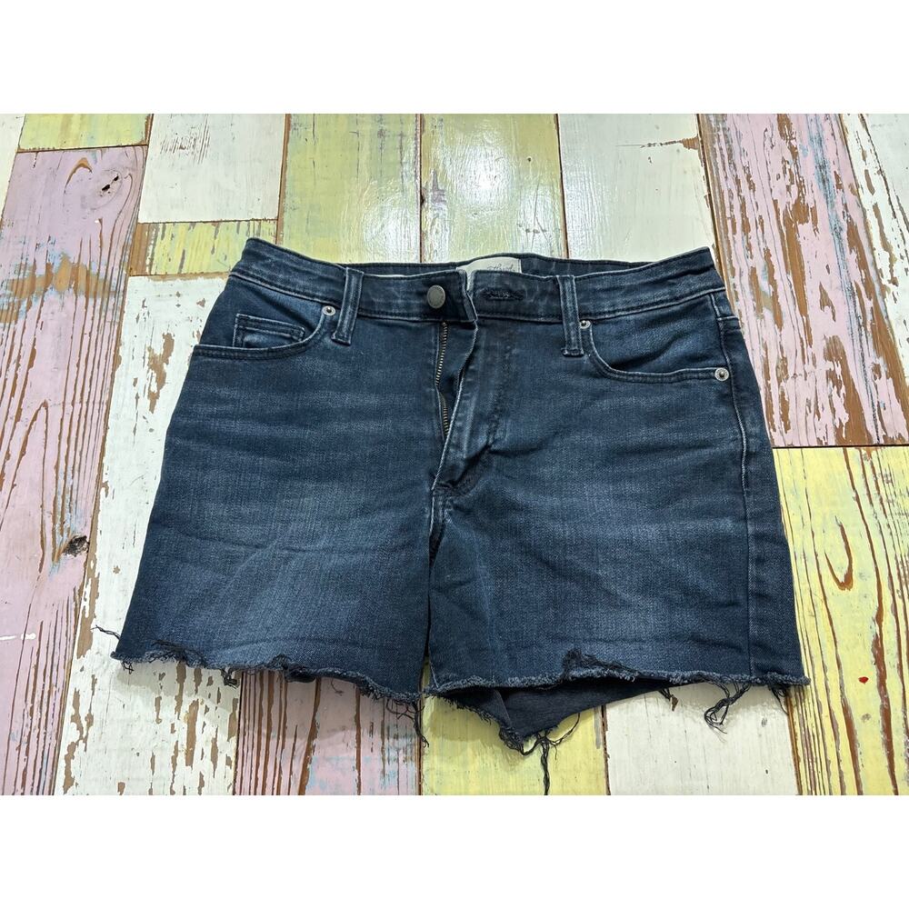 Universal Thread Shorts women Size 4 dark denim High rise midi
